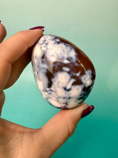 Orca X Carnelian Gallet/ Palm Stone 16B