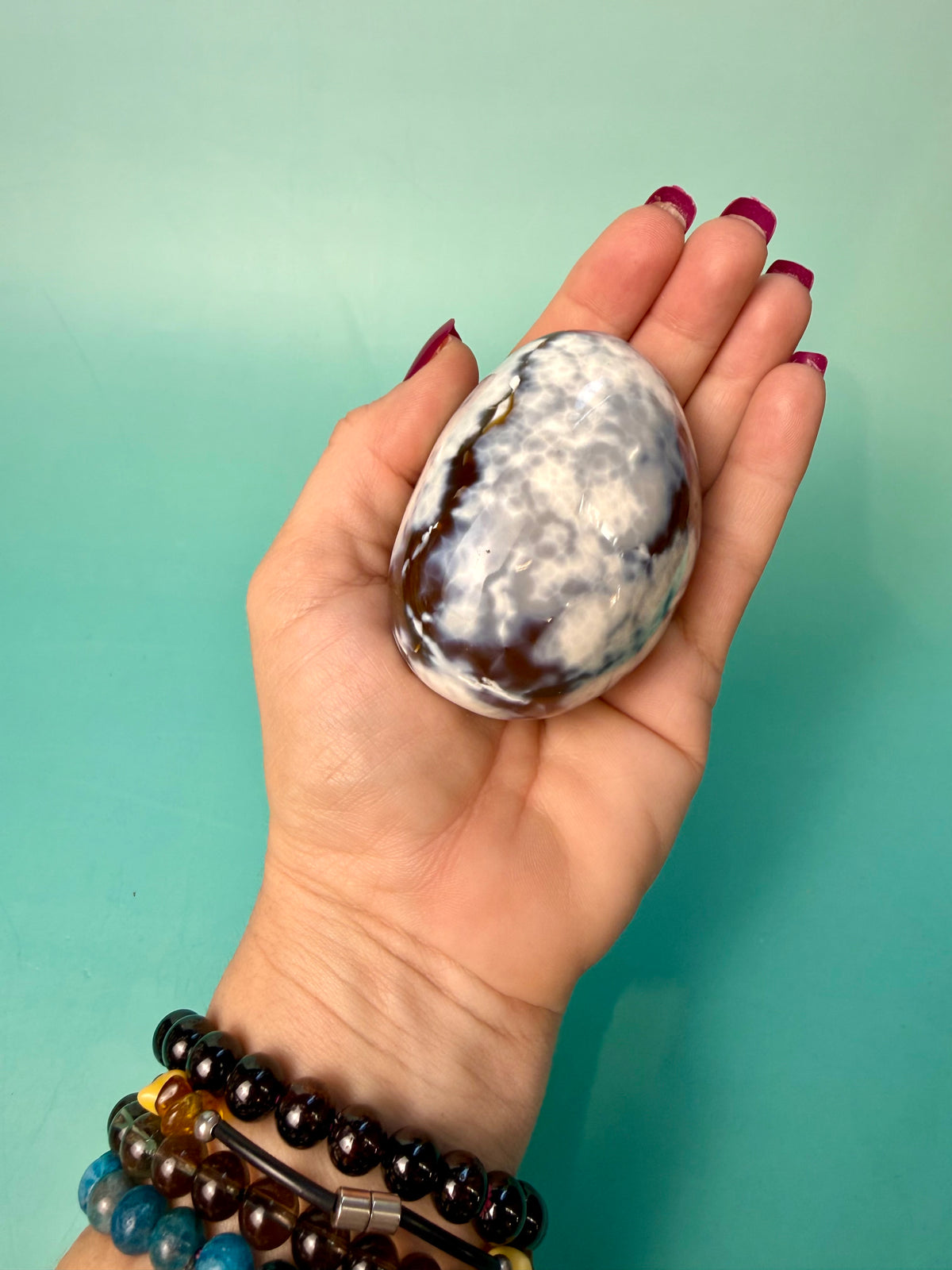 Orca X Carnelian Gallet/ Palm Stone 16B