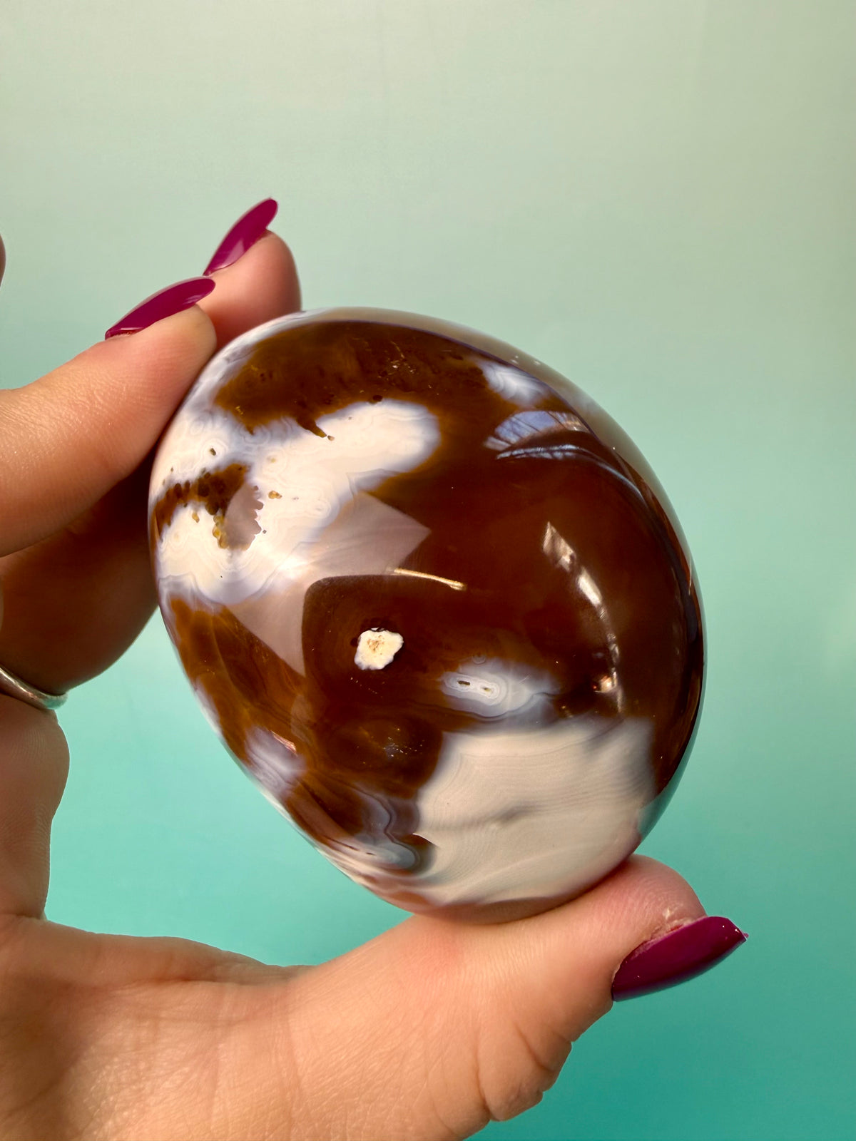 Orca X Carnelian Gallet/ Palm Stone 18