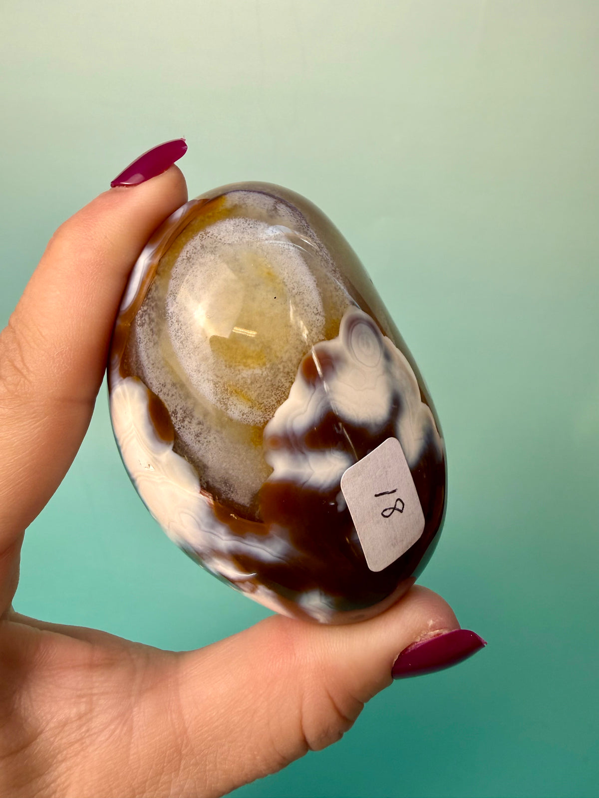 Orca X Carnelian Gallet/ Palm Stone 18