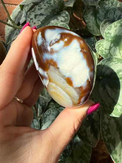 Orca X Carnelian Gallet/ Palm Stone 18
