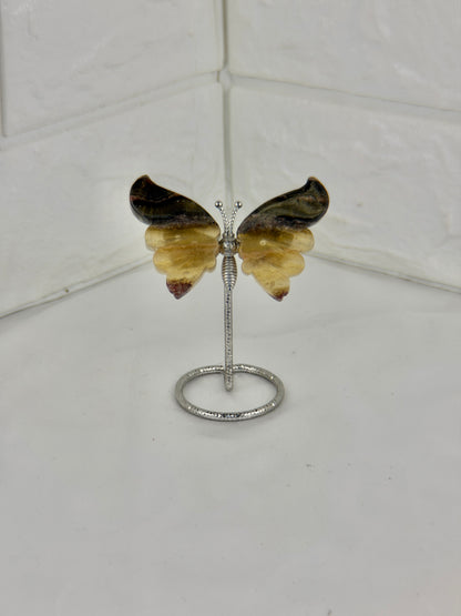 1 intuitive small fluorite butterfly