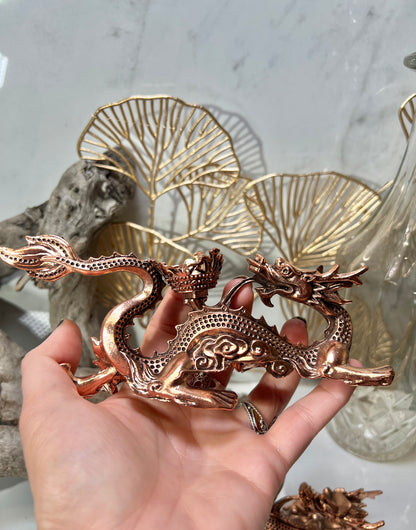 Copper/rose gold dragon sphere stand (doesn’t include sphere)