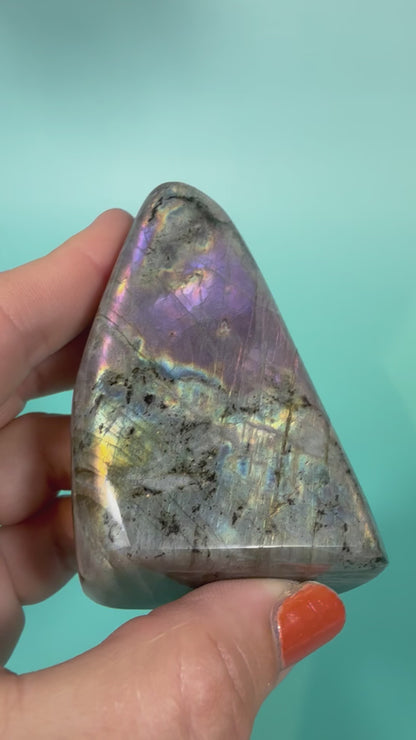 Pink flash labradorite Freeform P