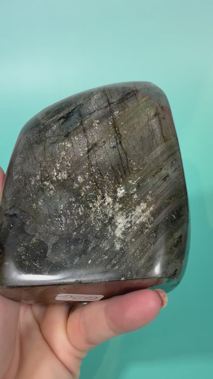 Gorgeous orange flash labradorite Freeform G