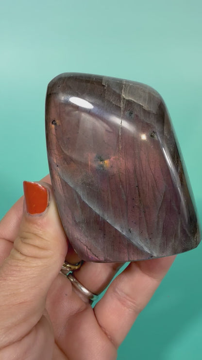 Purple flash Labradorite freeform V